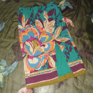 Maeve Tapestry floral pencil skirt Anthropologie S